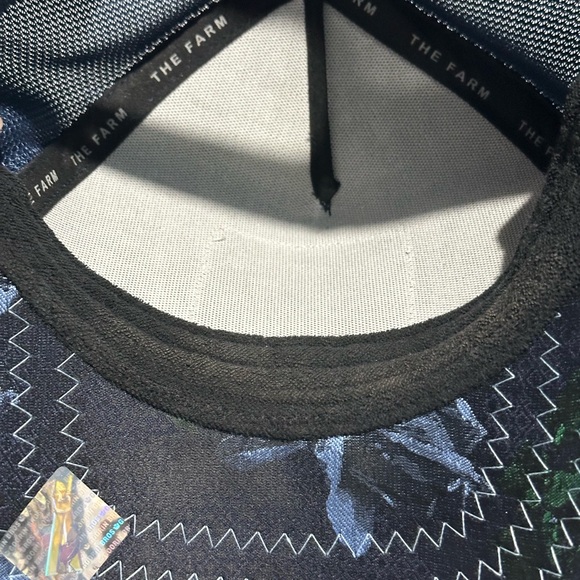 Goorin Bros Trucker Hat Exclusive Social Butterfly Hologram Sticker Tags Labels - Picture 9 of 10